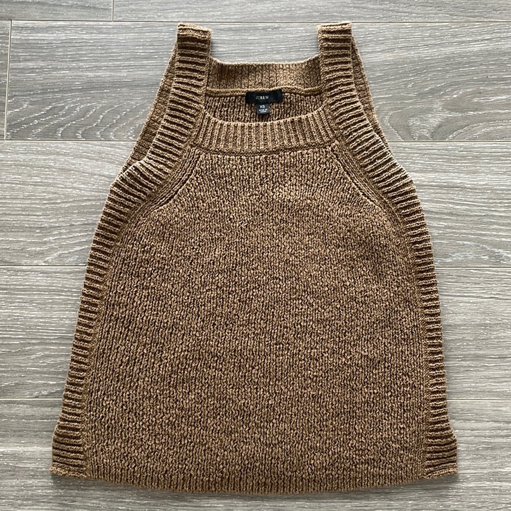 J.Crew knit sweater tank top